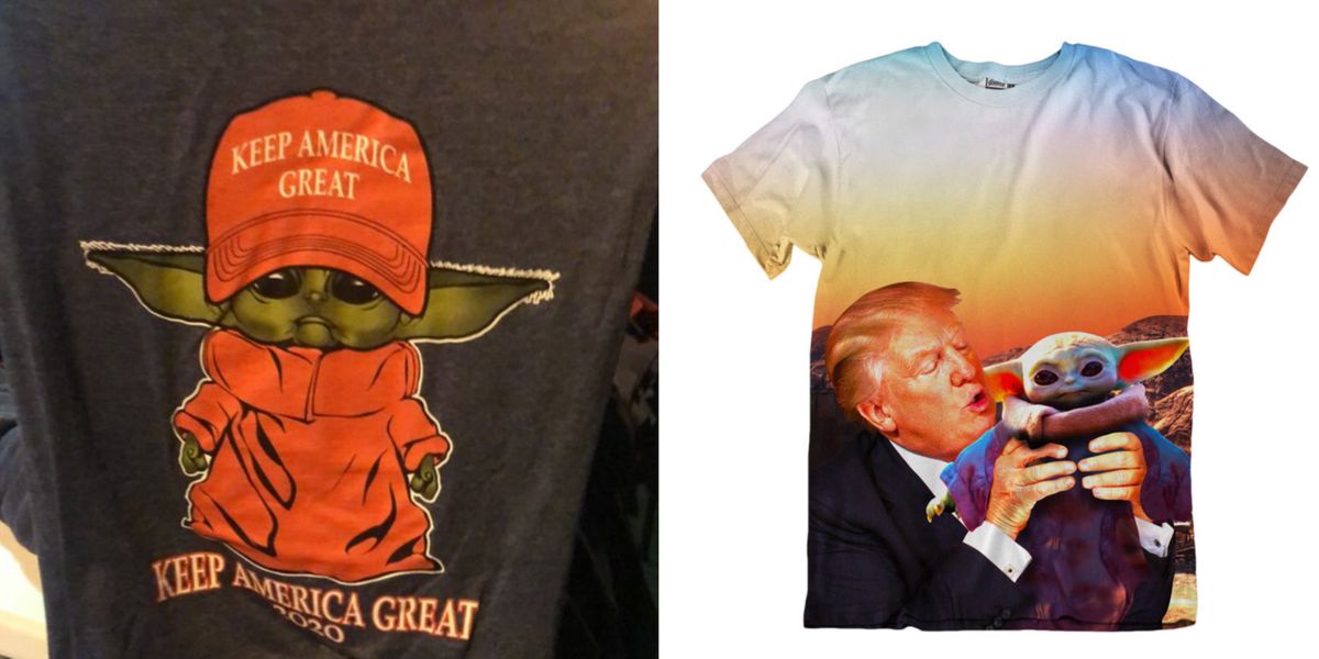 Baby Yoda Donald Trump Shirts Are MAGA Bros' Attempt To Take the Star Wars Character